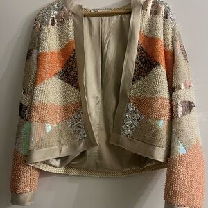 Sequin Patchwork Sweater